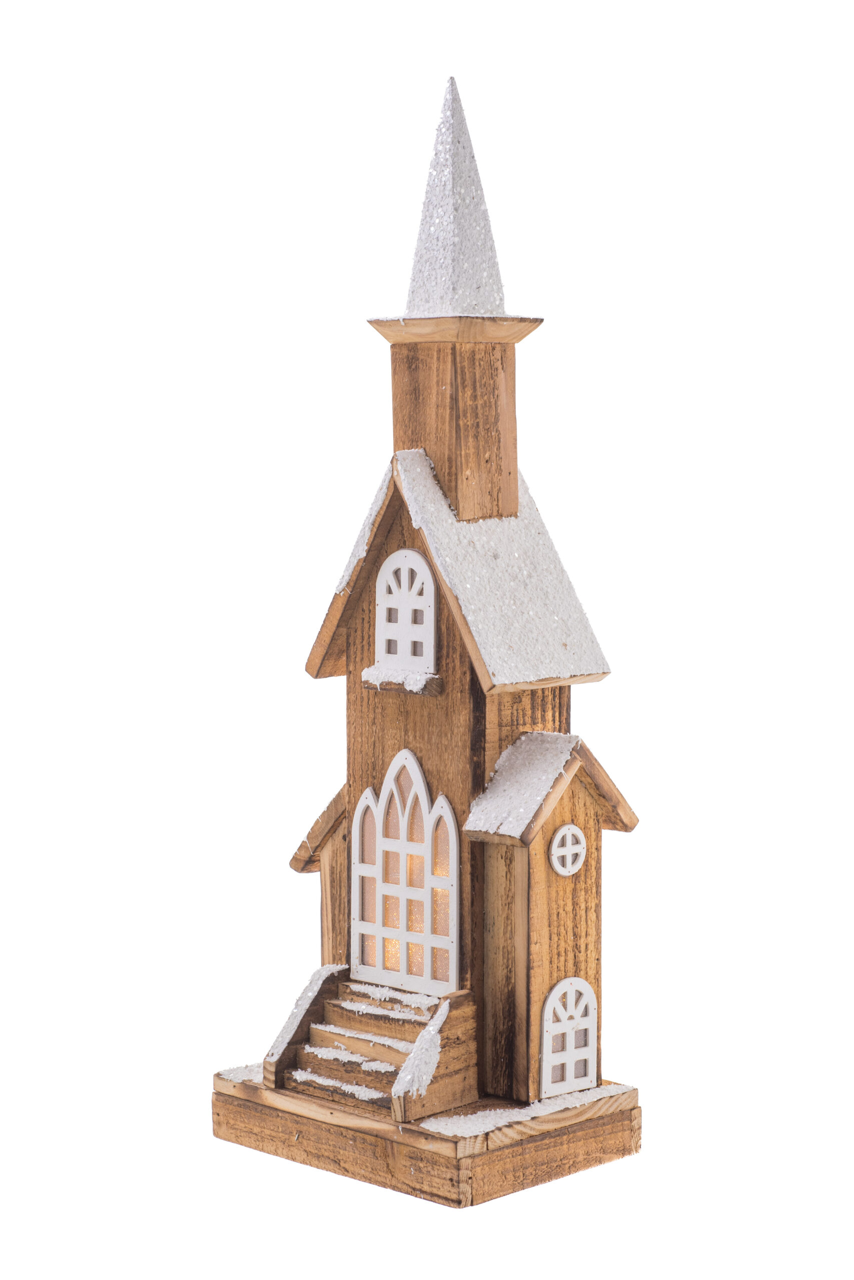 Smokey/White Wood Church LED House - Image 3