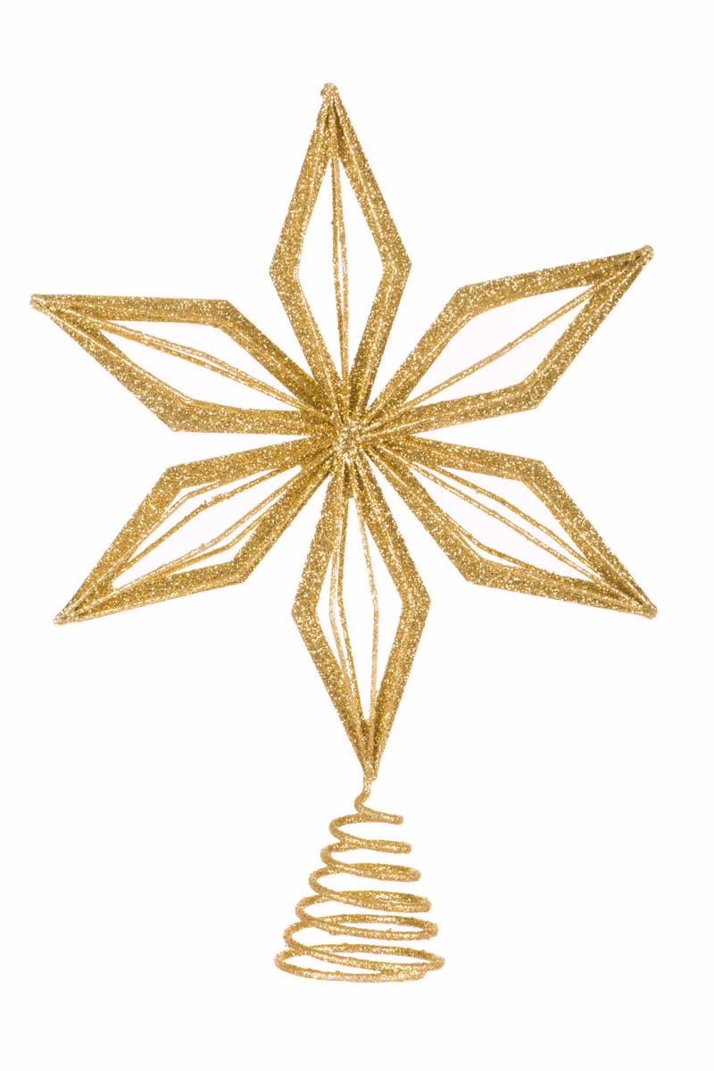 Gold Star Tree Topper