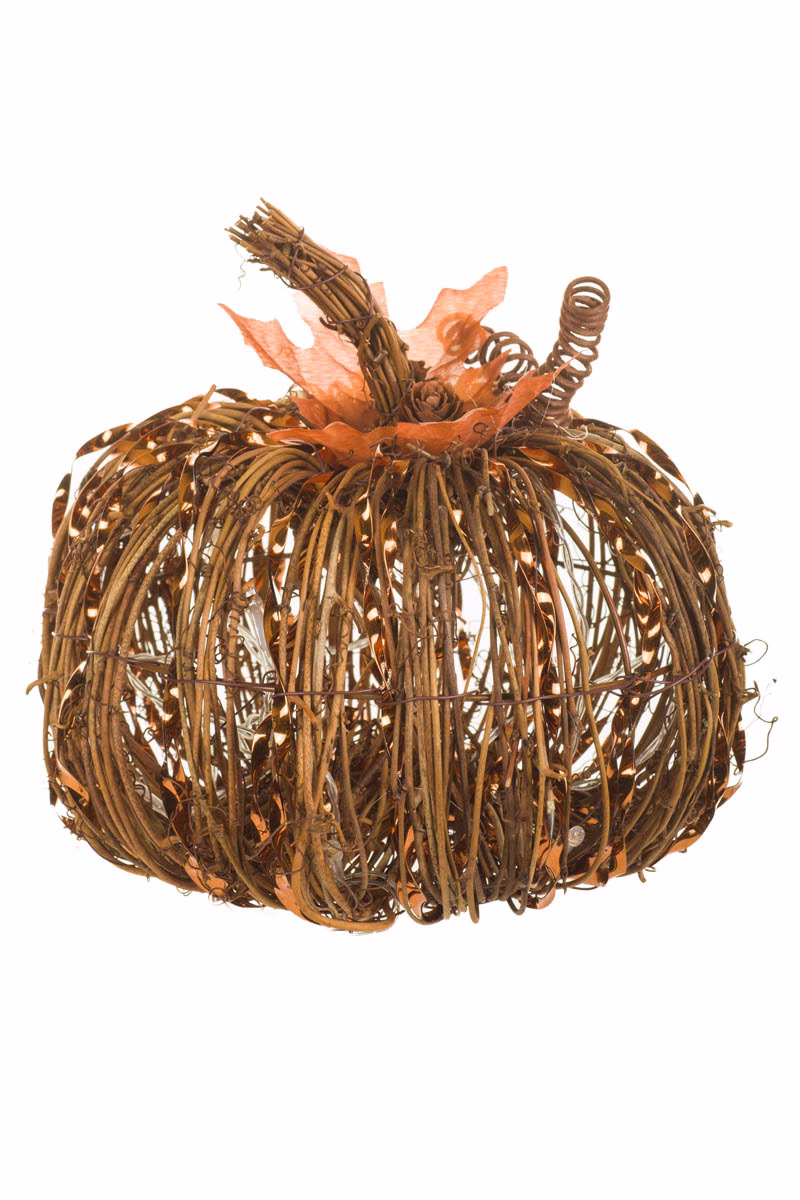 Brown LED Pumpkin