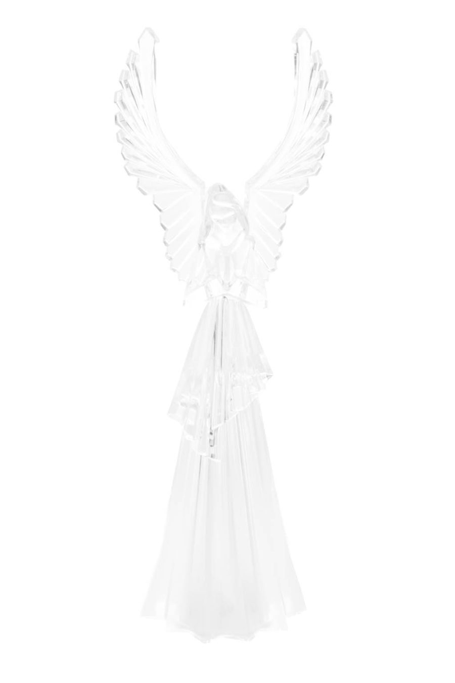 Clear Angel Color Change LED Figure in All inclusive Hue