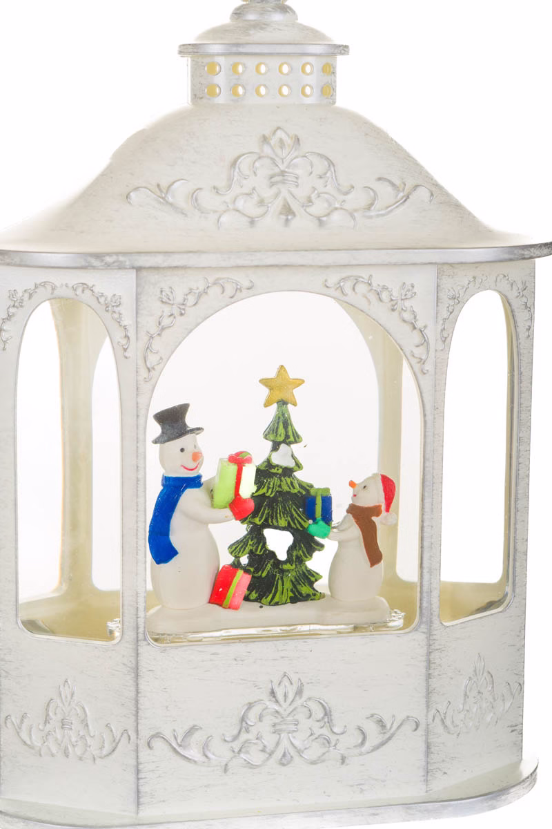White Lantern Snow Globe - Image 5
