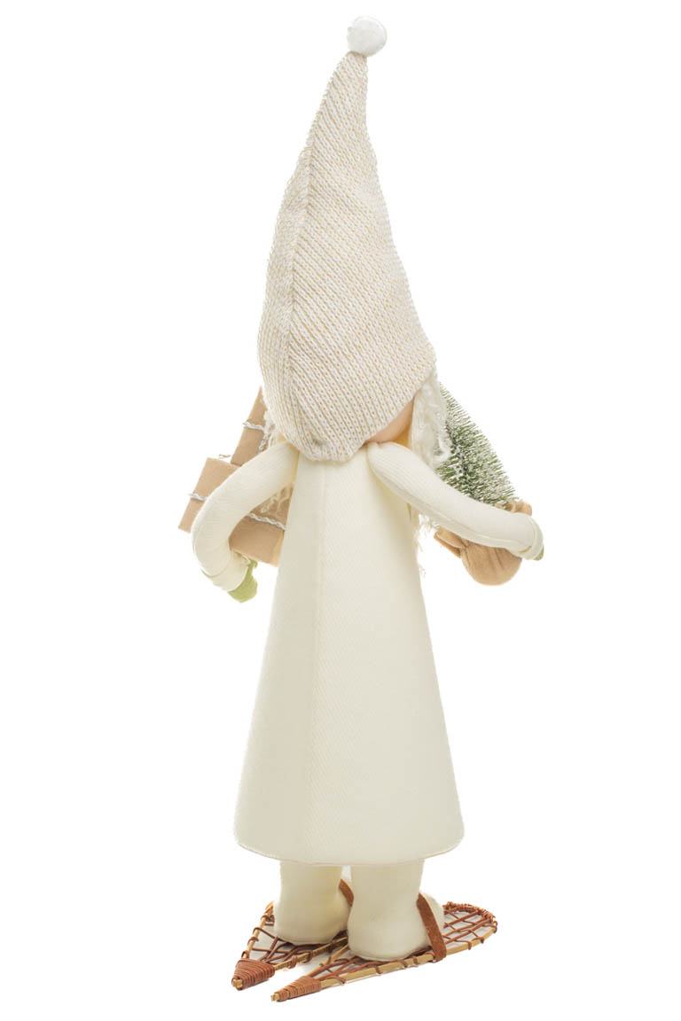 30" Cream Mellow Santa Bearing Gifts - Image 3