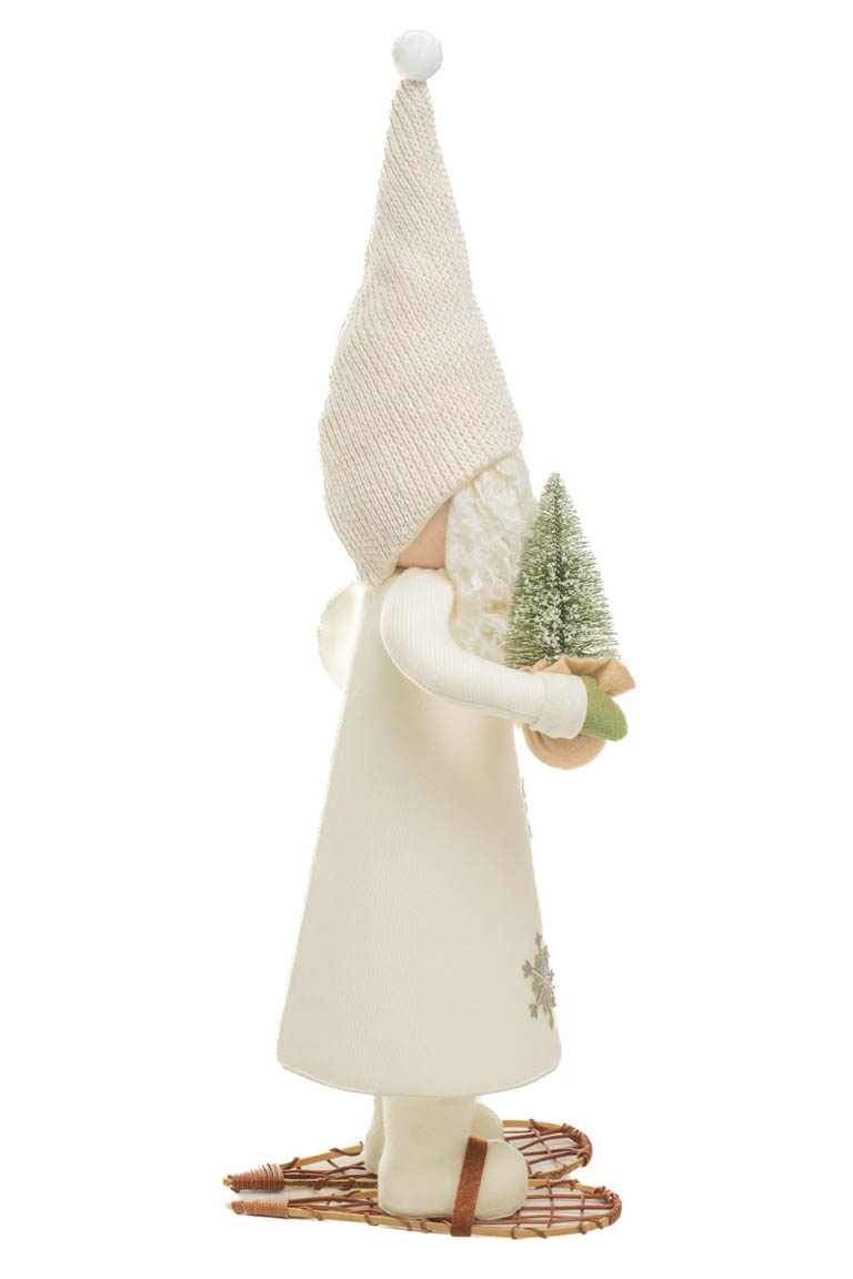 30" Cream Mellow Santa Bearing Gifts - Image 4