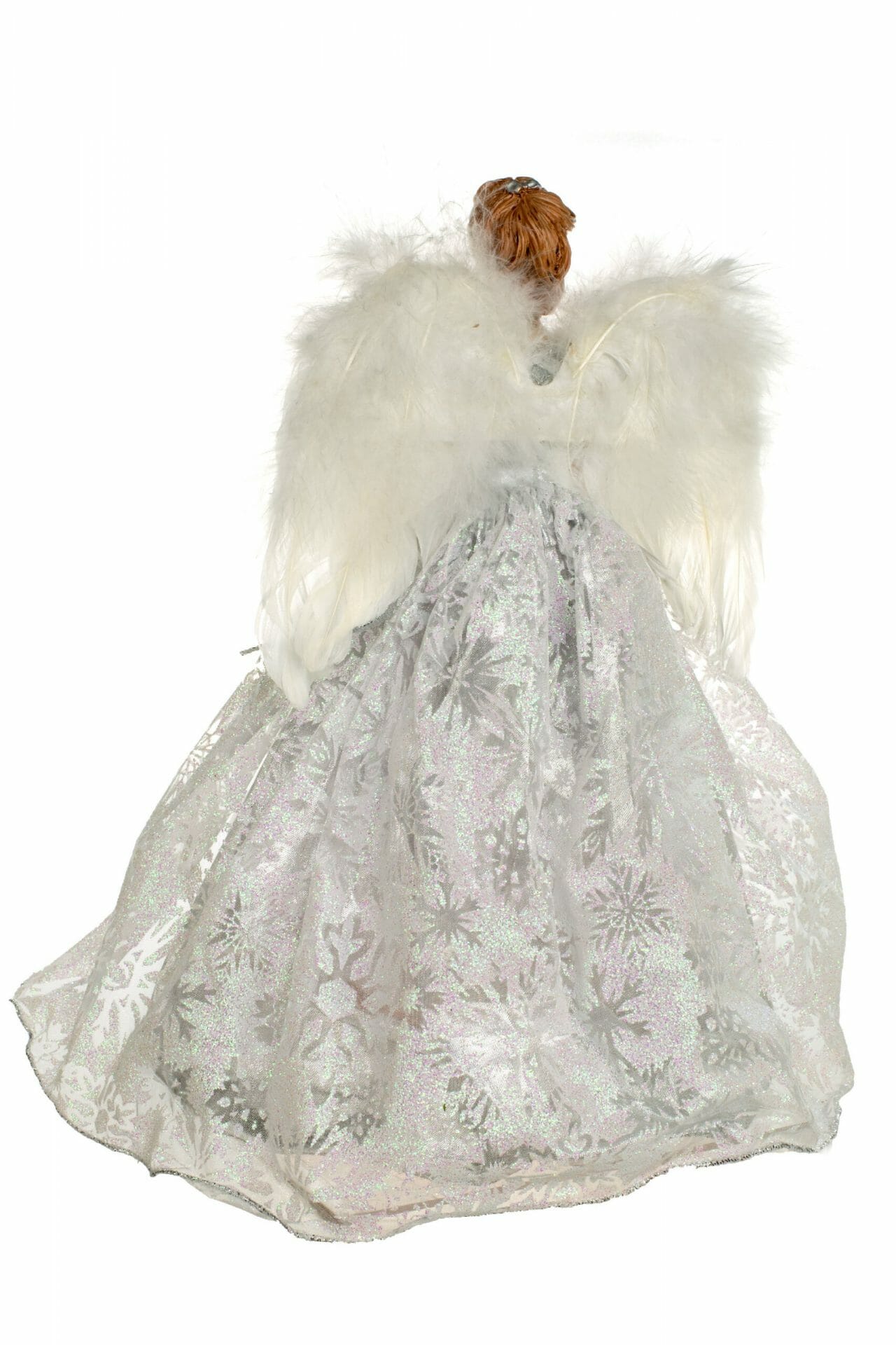 Silver Modern 10-Light Angel Tree topper - Image 3