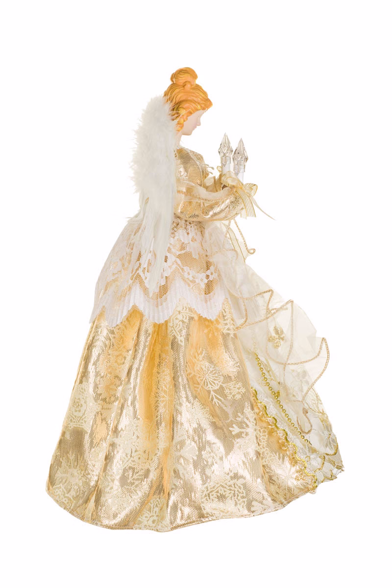 Gold 10-Light Angel Tree Topper - Image 4