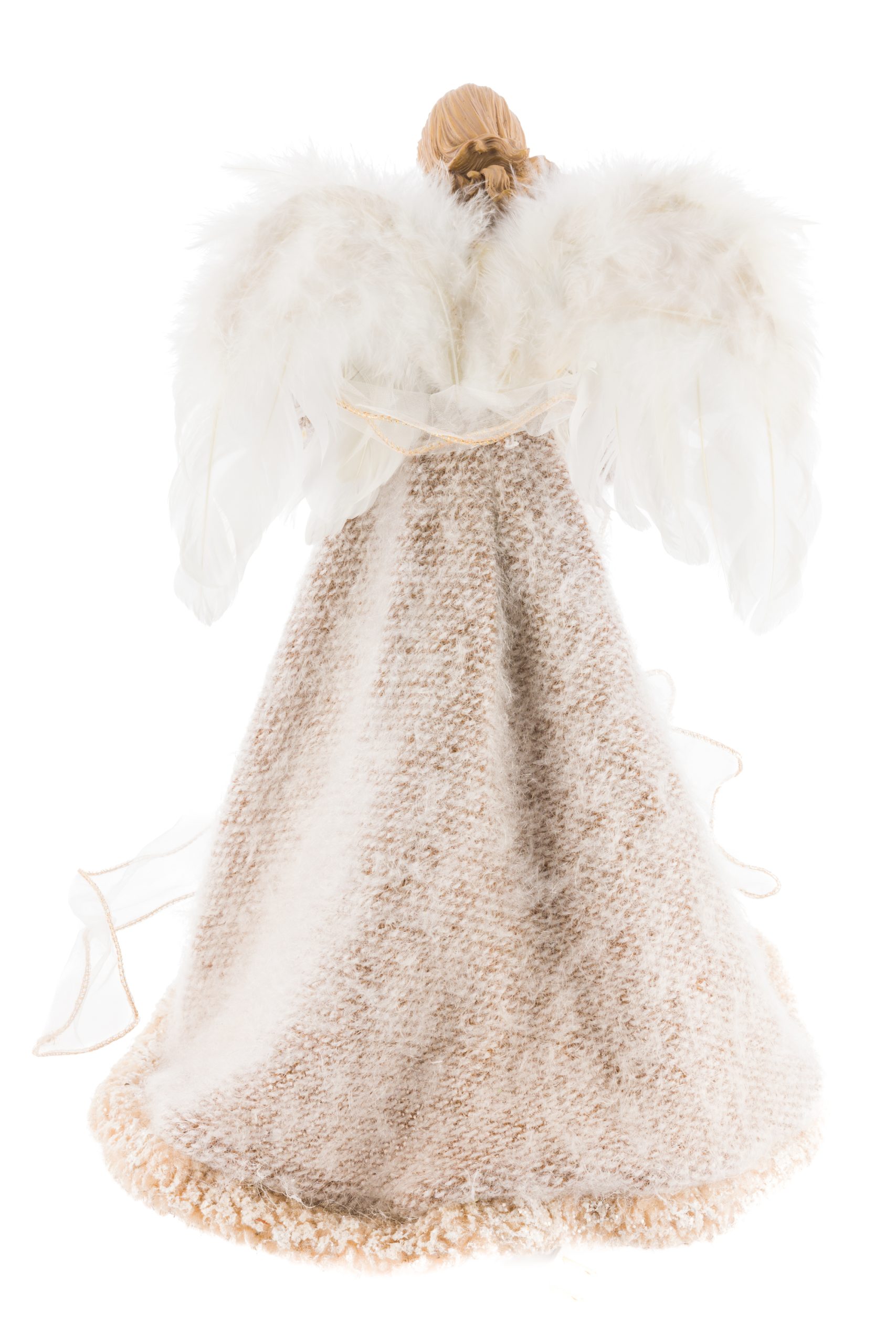 Gray Forest Guardian 10-Light Angel Tree Topper - Image 8