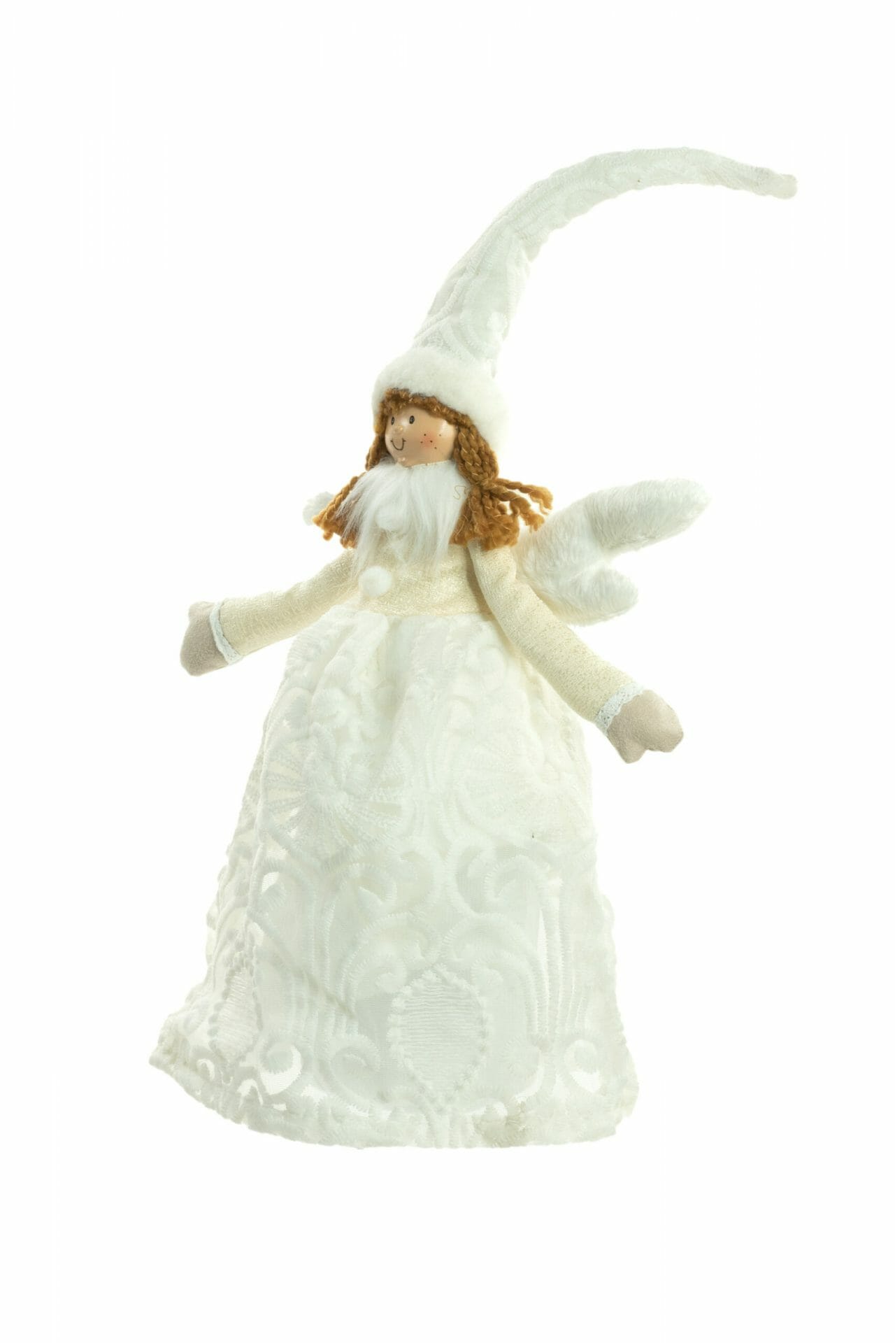 White Sitting Angel Girl - Image 2