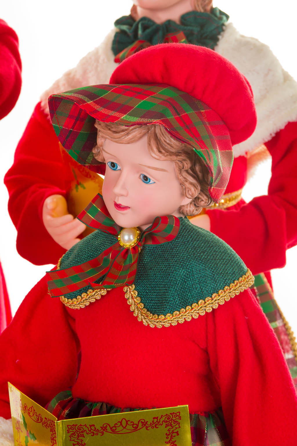 Red and Green Happy Caroler Family , Set Of 4 - Image 5