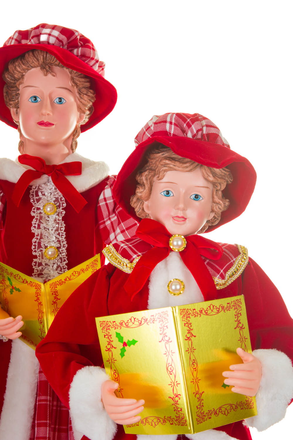 Red and Black Jolly Caroler Family , Set Of 4 - Image 5