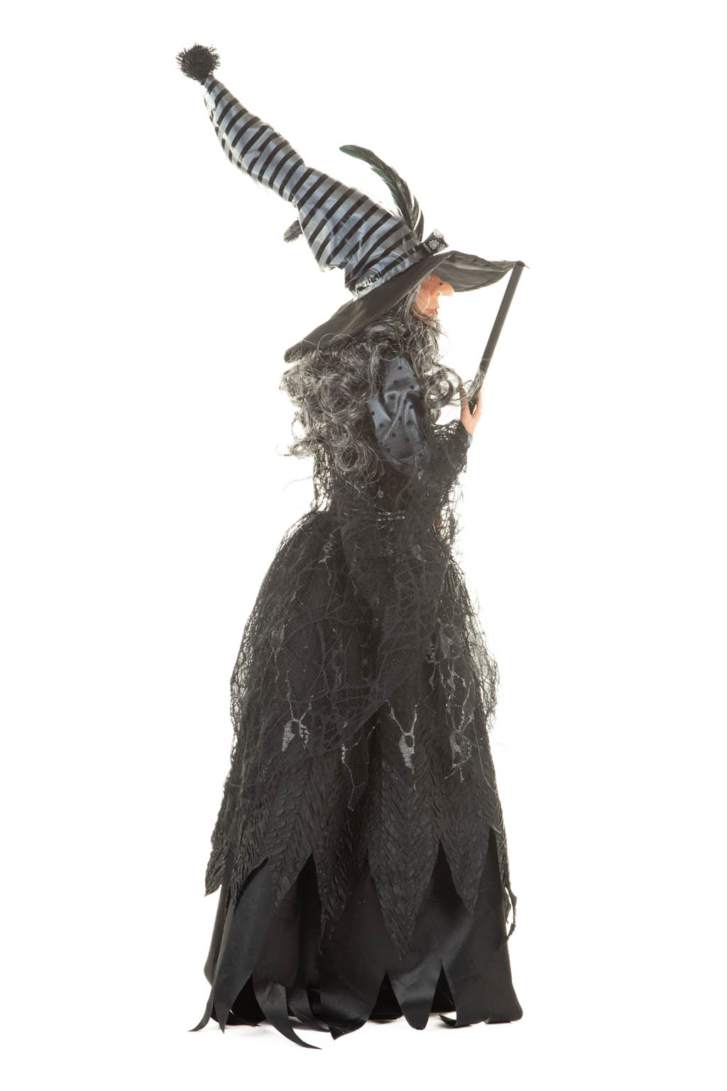 Black Dark Witch in All Saints Dress - Image 4
