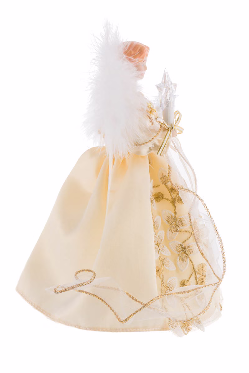 Ivory 10-Light Angel Tree Topper - Image 5