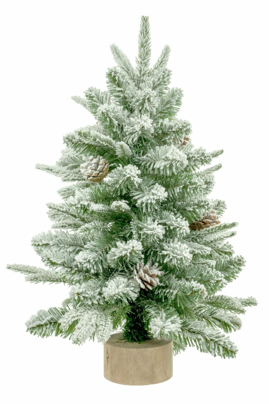 Dark Green Snow-Covered Mixed Tip Faux Tree