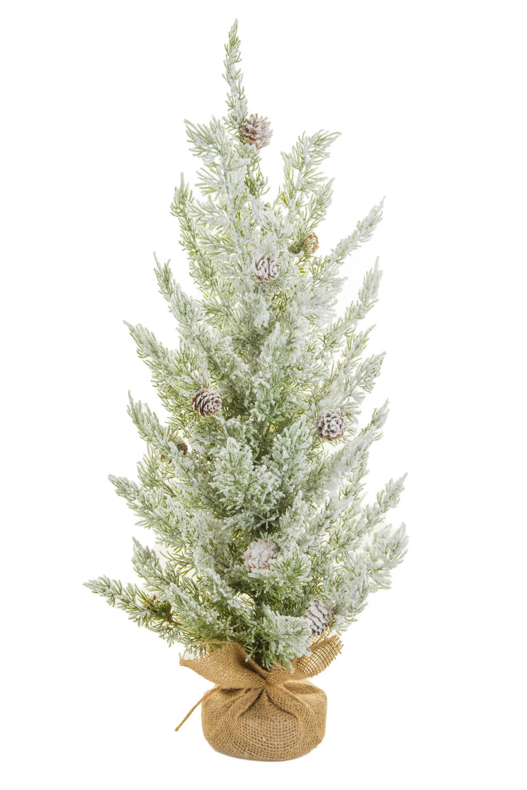 Green and White Christmas Tree