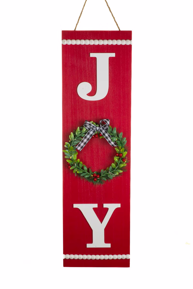 Red Joy LED Wall Banner