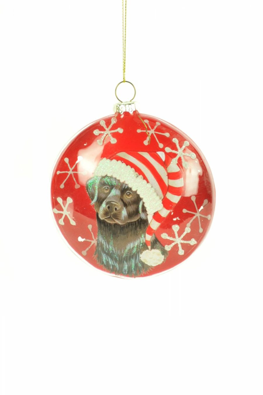 Red Flat Labrador Retriever Ornament