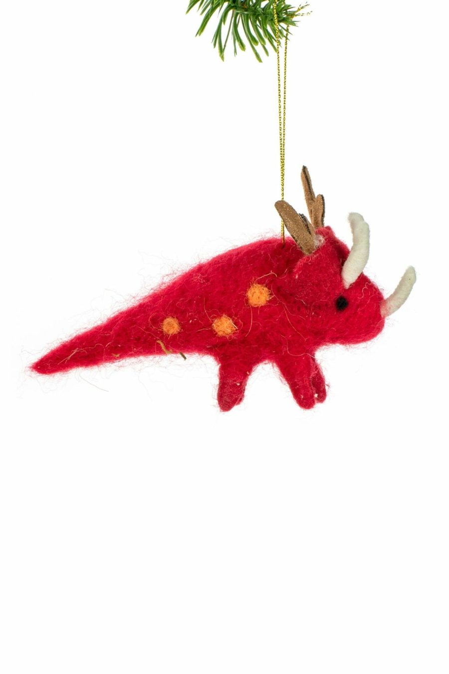 Red Standing Dinosaur Ornament