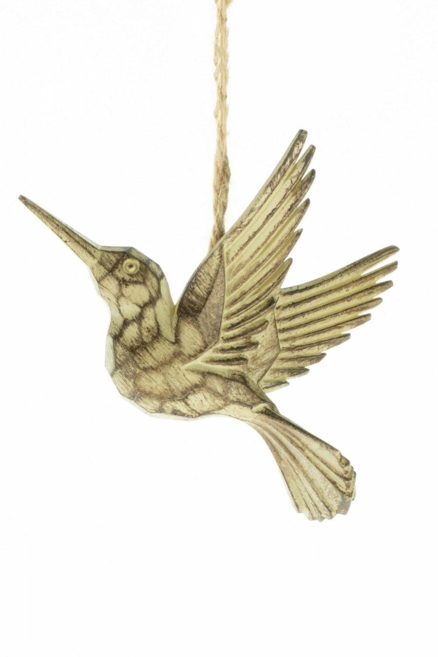 Brown Hanging Hummingbird Ornament