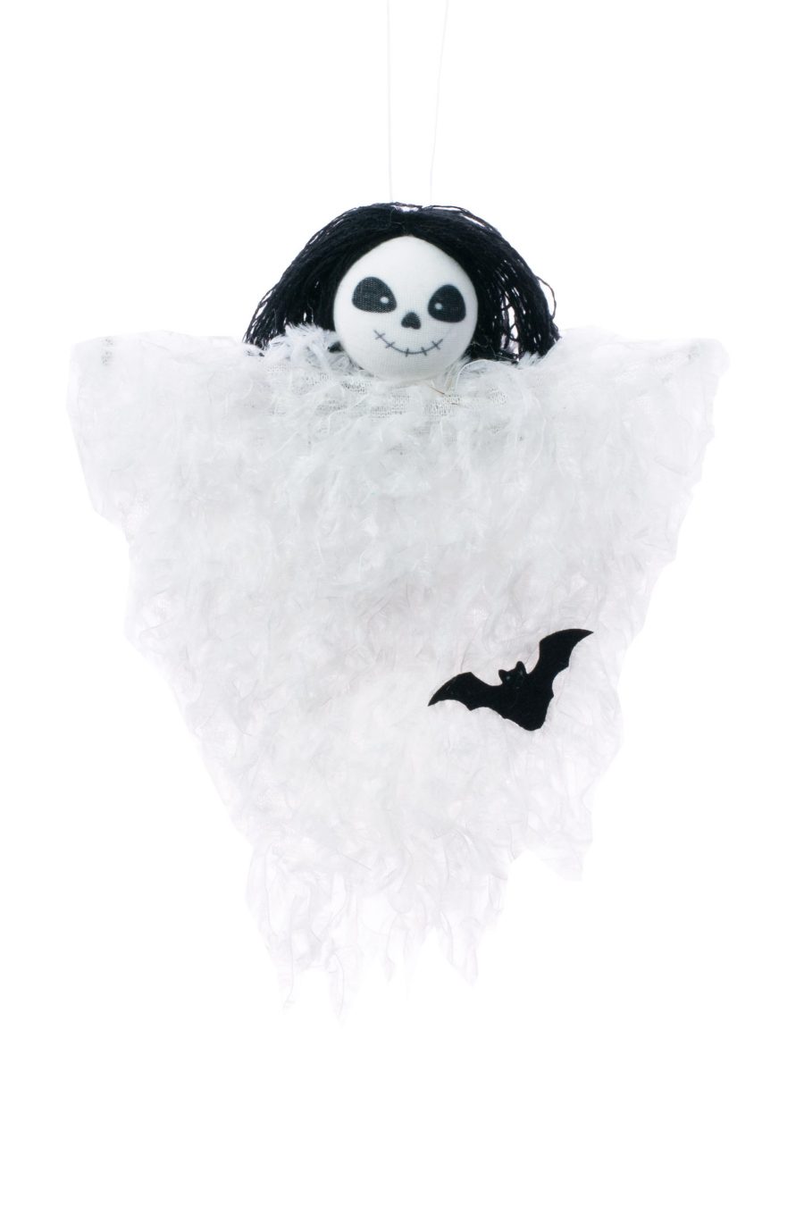 White Hanging Fuzzy Ghost