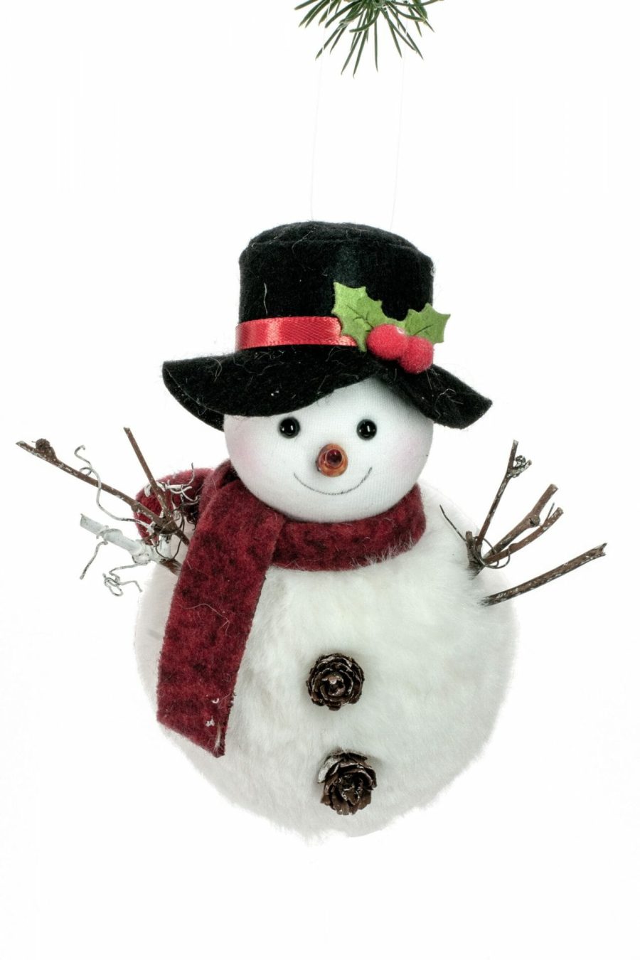 White Standing Snowman