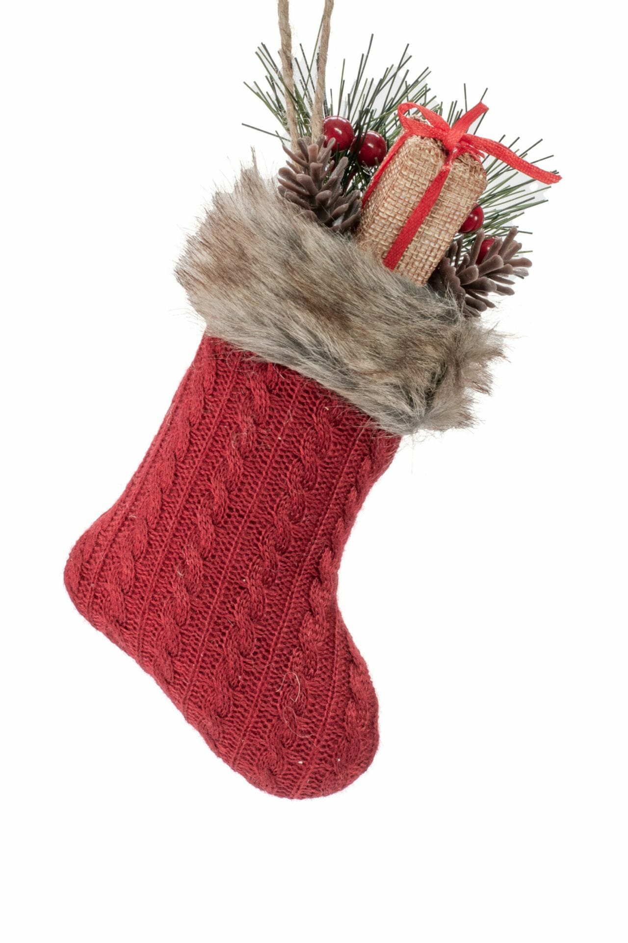 Red Hanging Stocking Ornament