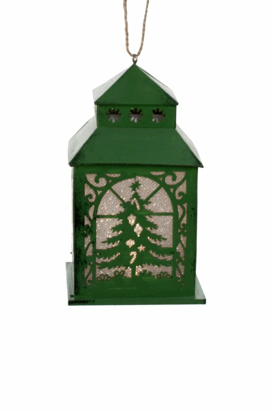 Green Hanging Christmas Tree LED Ornament