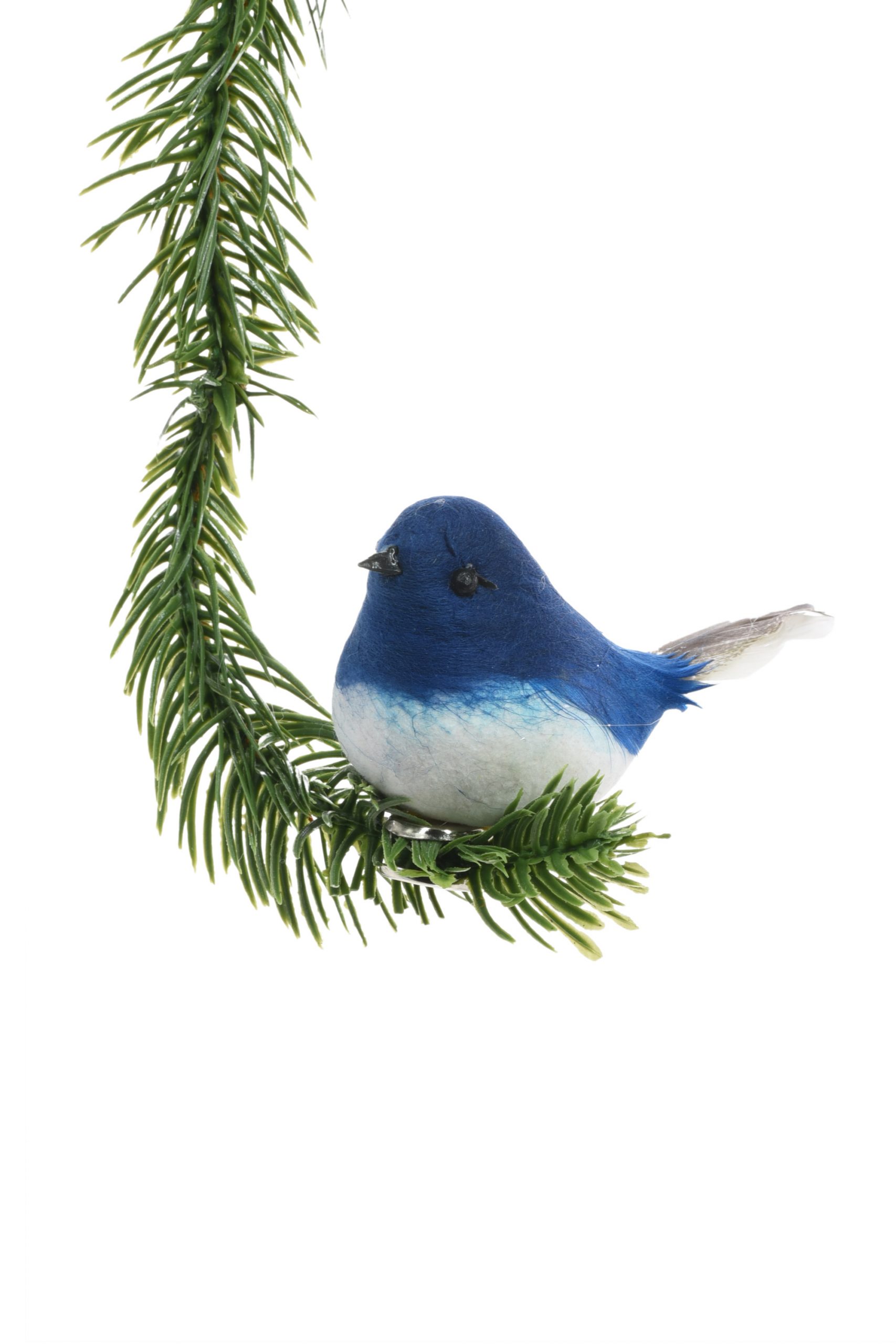Blue Small Bird Clip Ornament