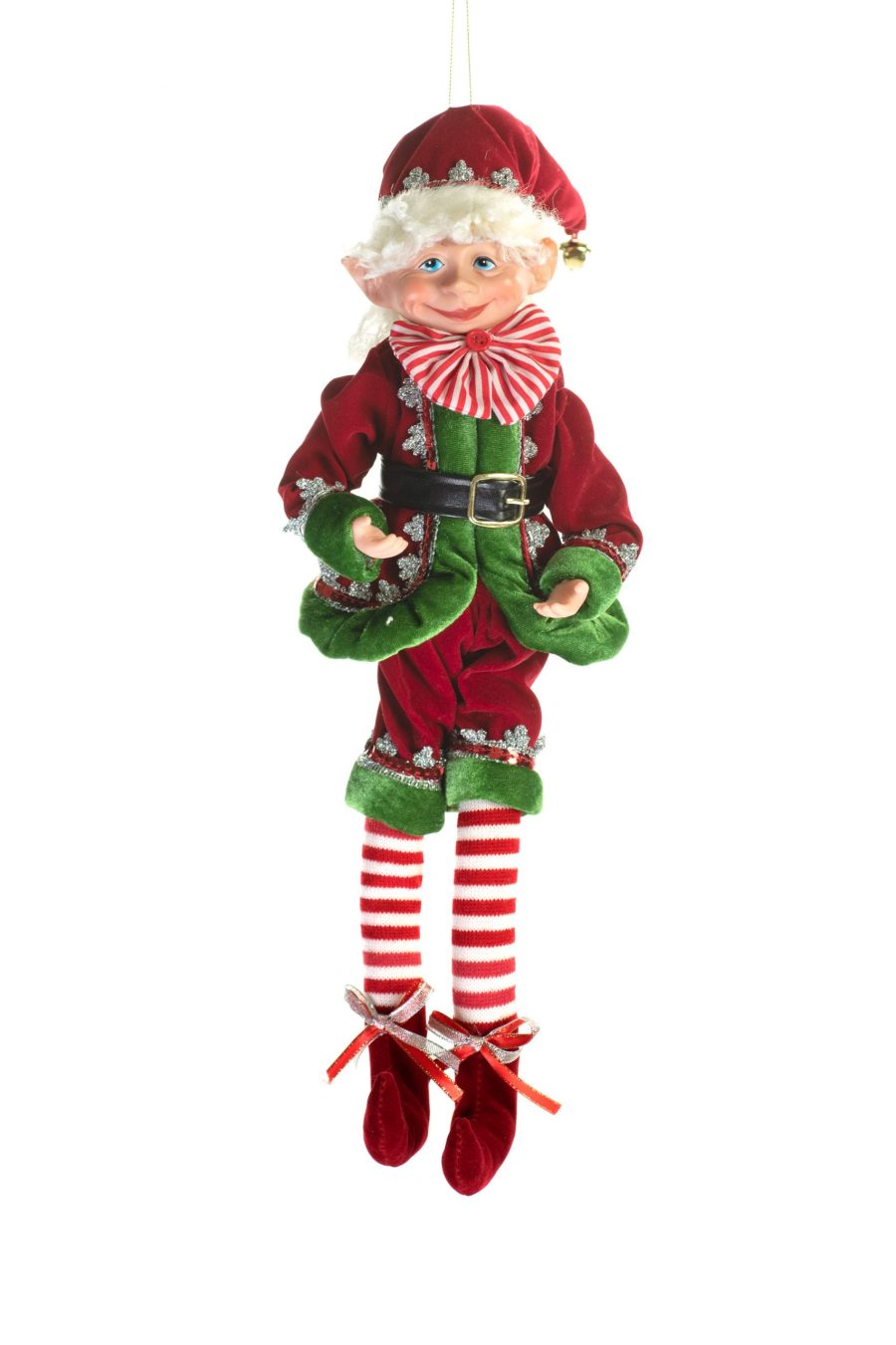 Red Hanging Fancy Elf