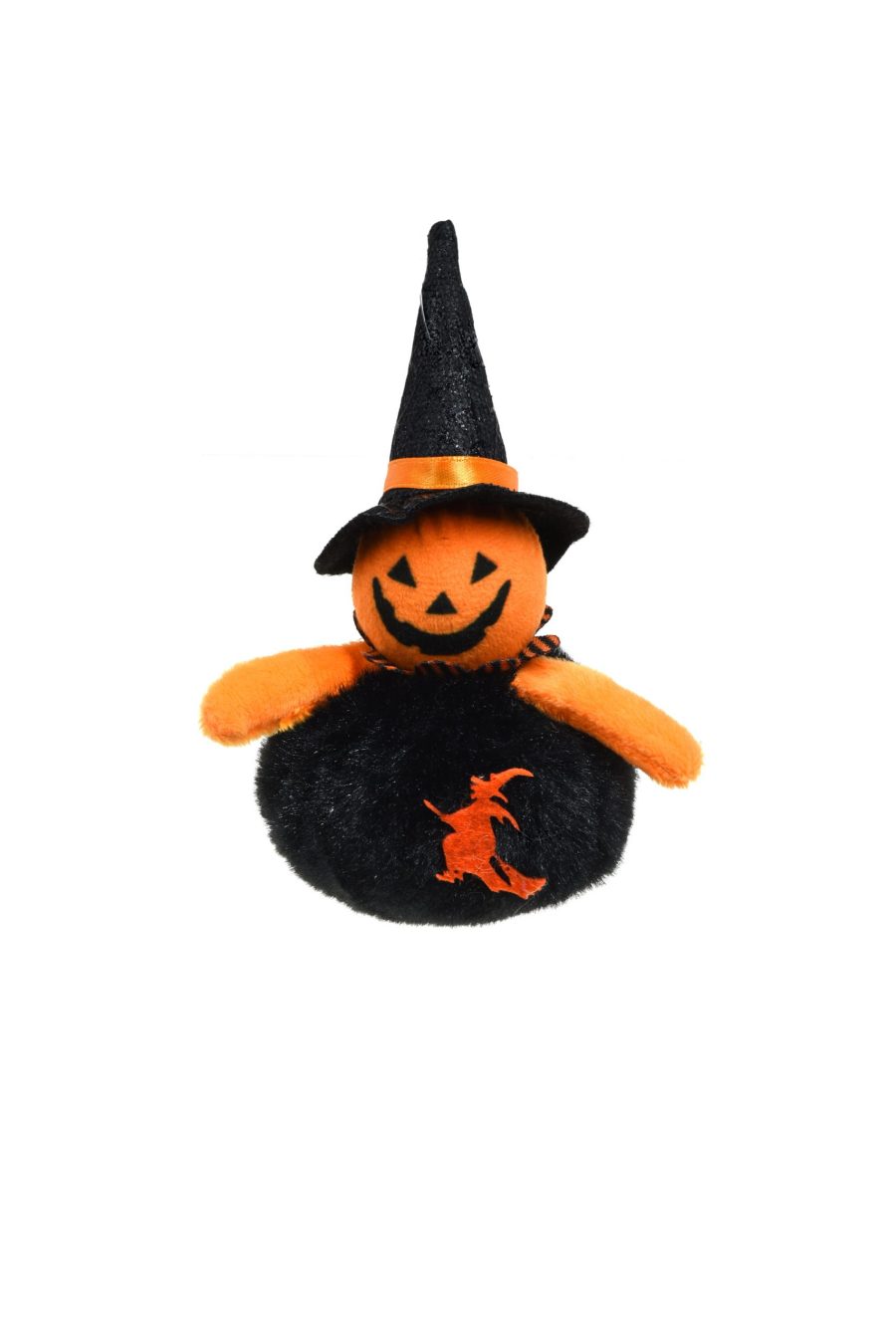 Black Round Happy Jack O'Lantern