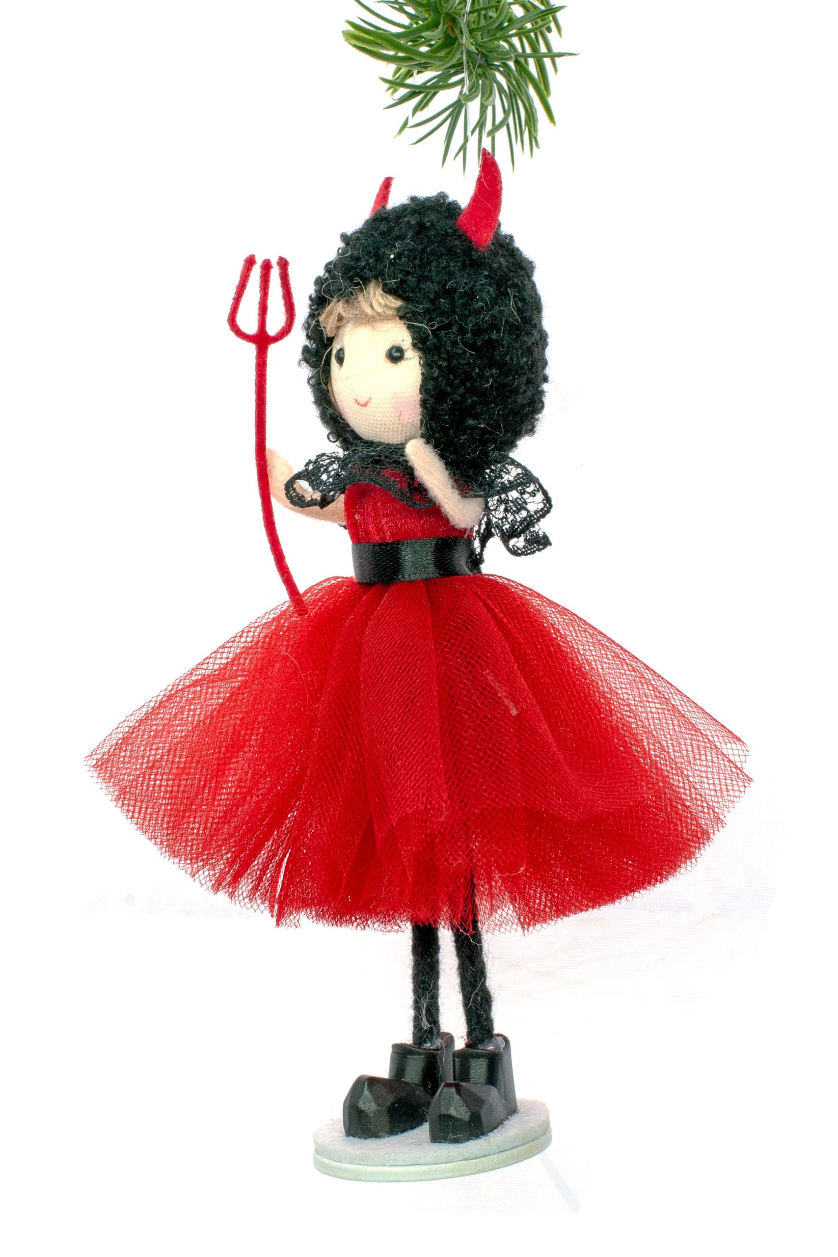 Red Standing Cherub Girl - Image 2