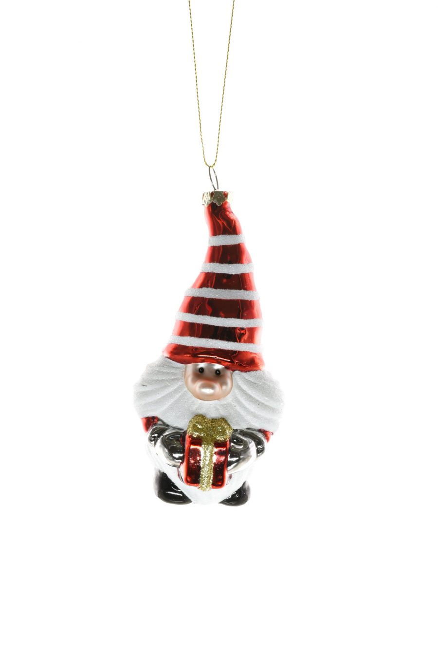 Red Hanging Christmas Gnome Ornament