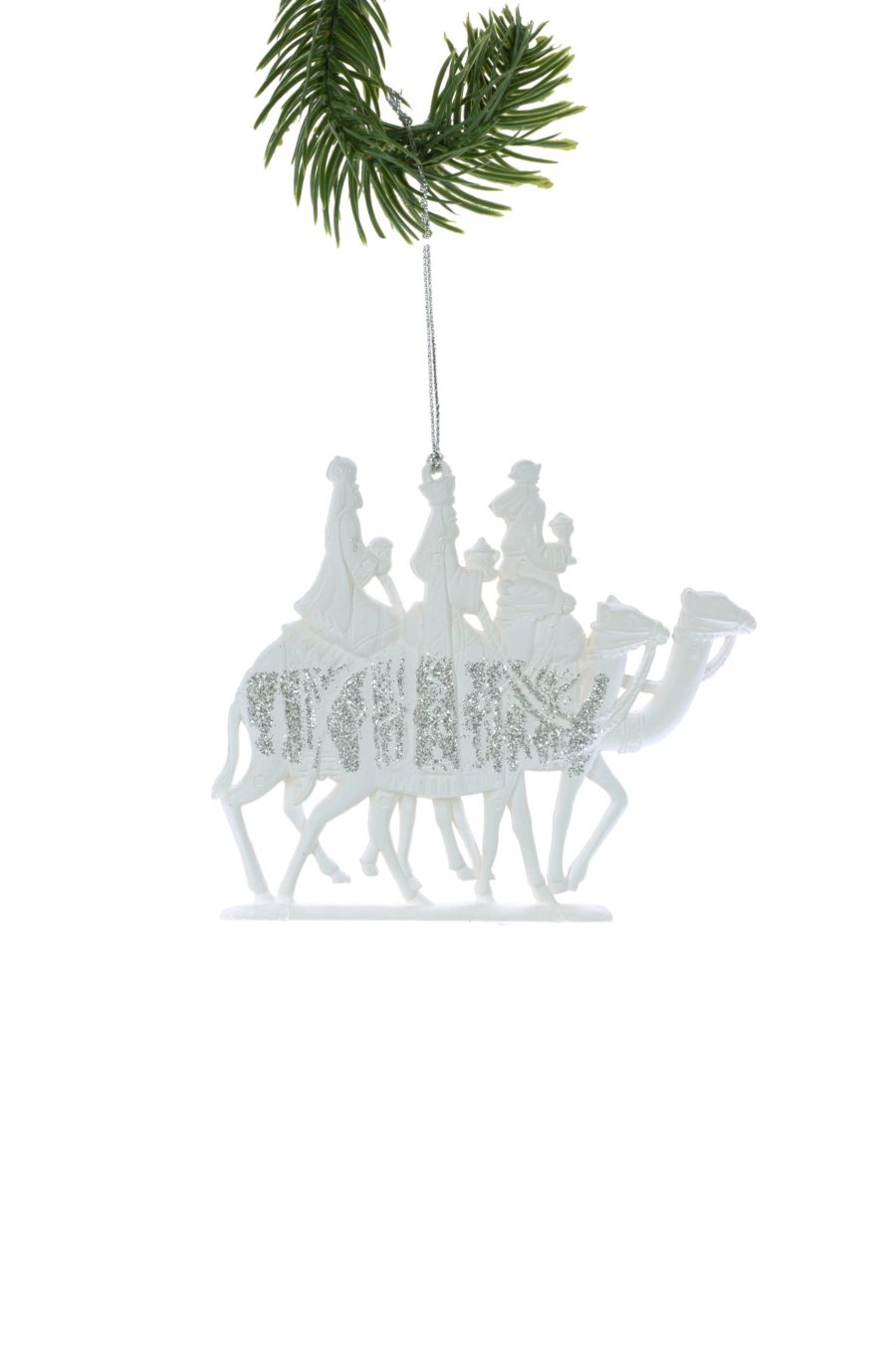 White Old Wise Men Ornament