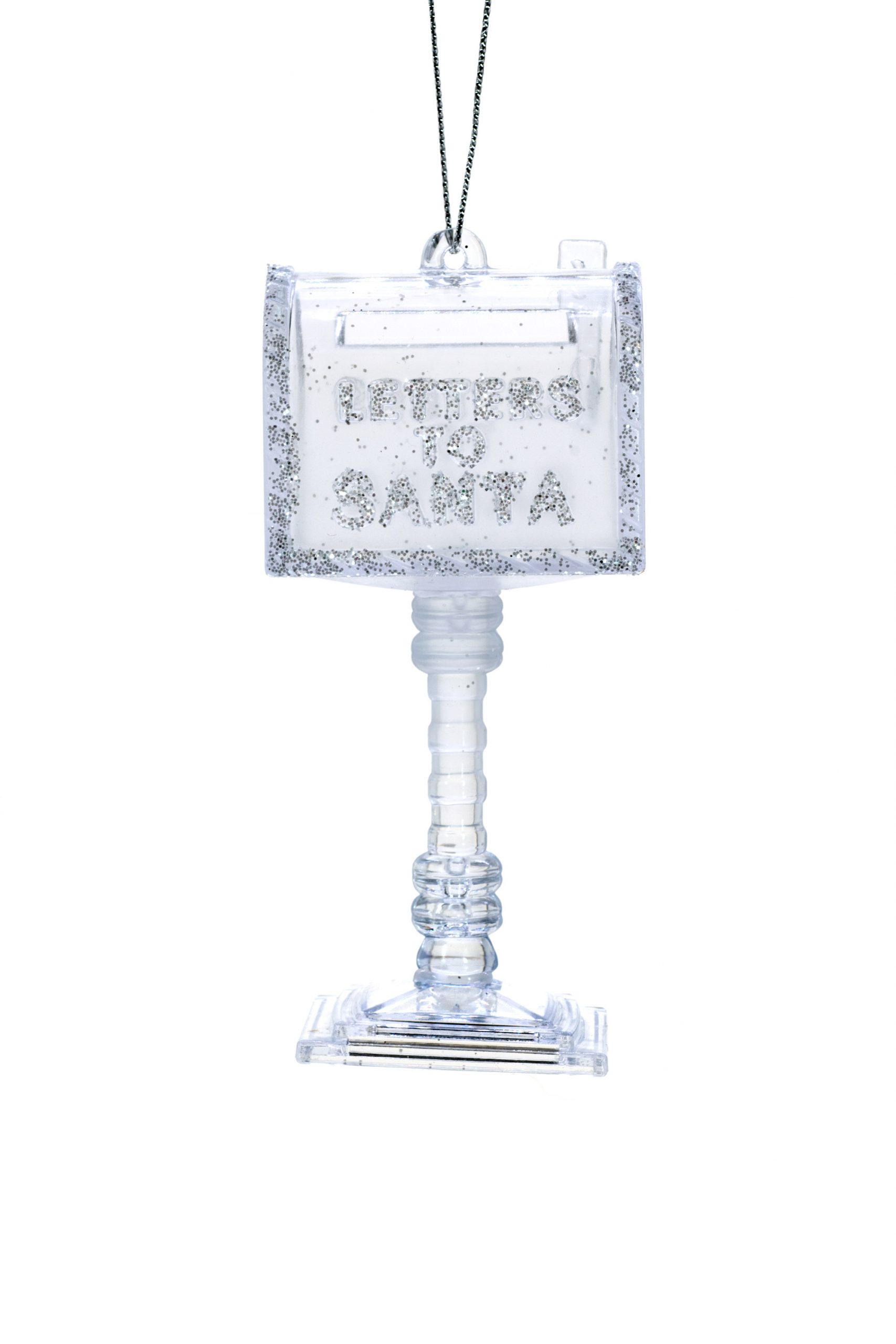 Clear Post Box Ornament