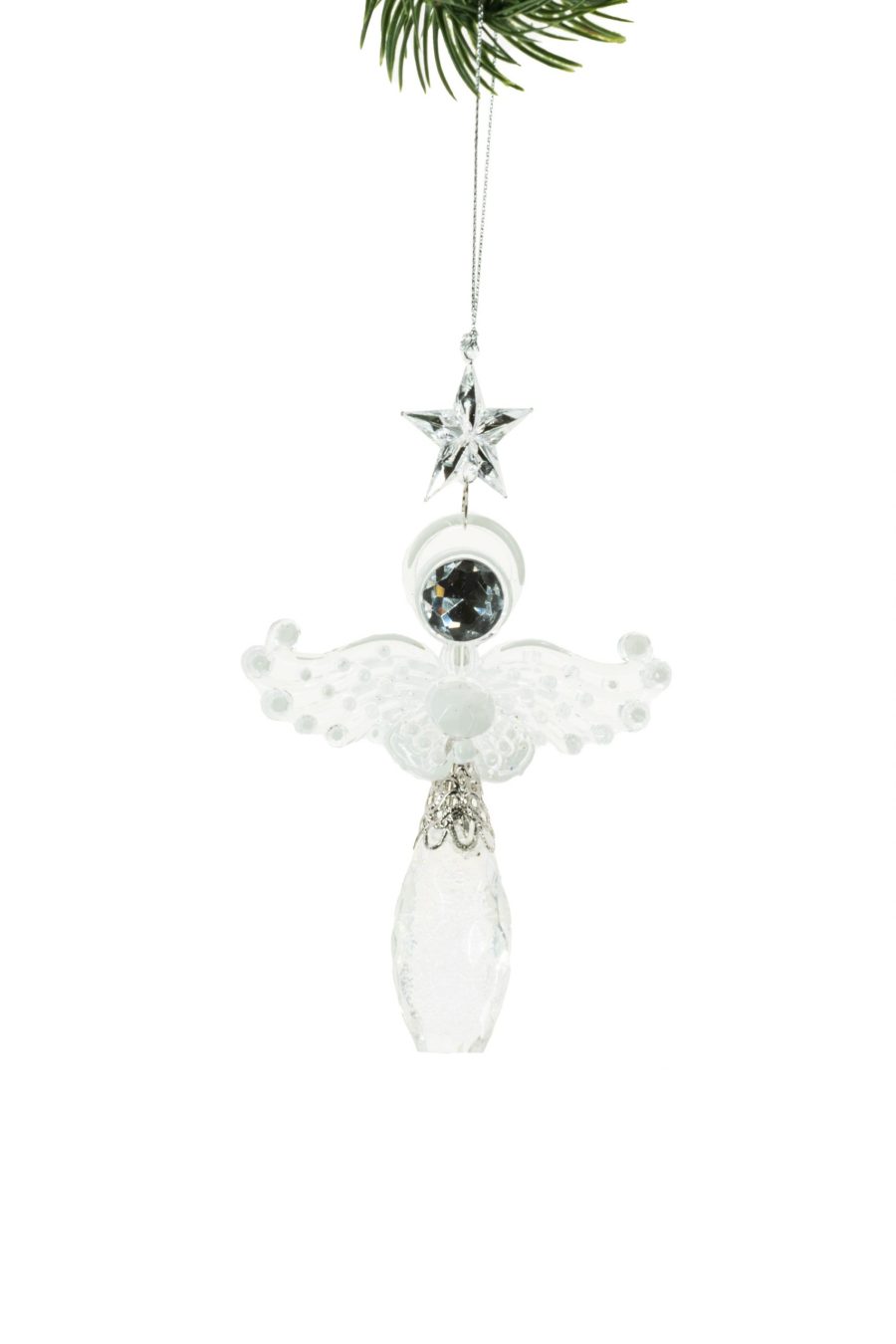 Clear Jewelry Angel Ornament