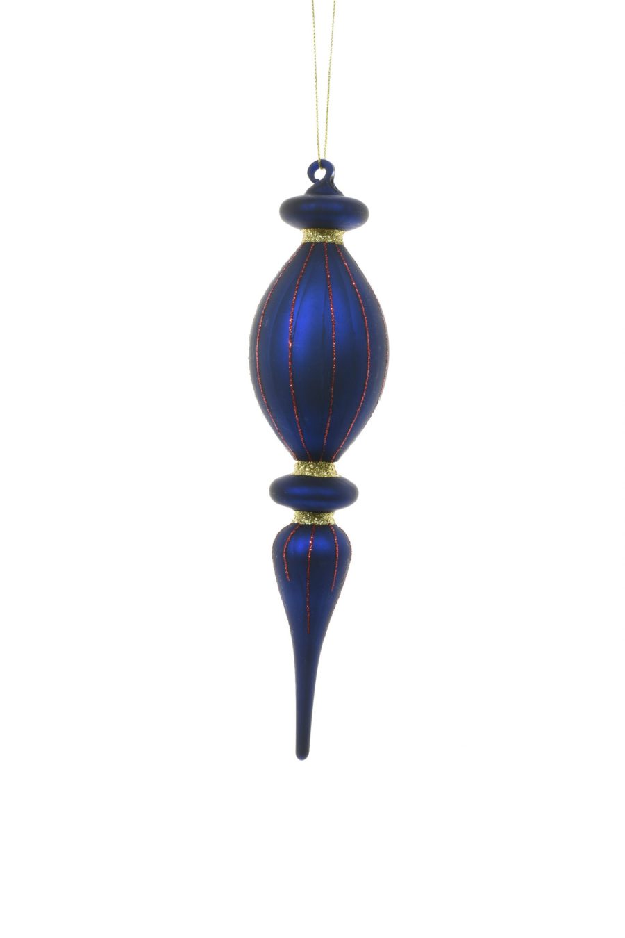 Royal Blue Hanging Finial Ornament