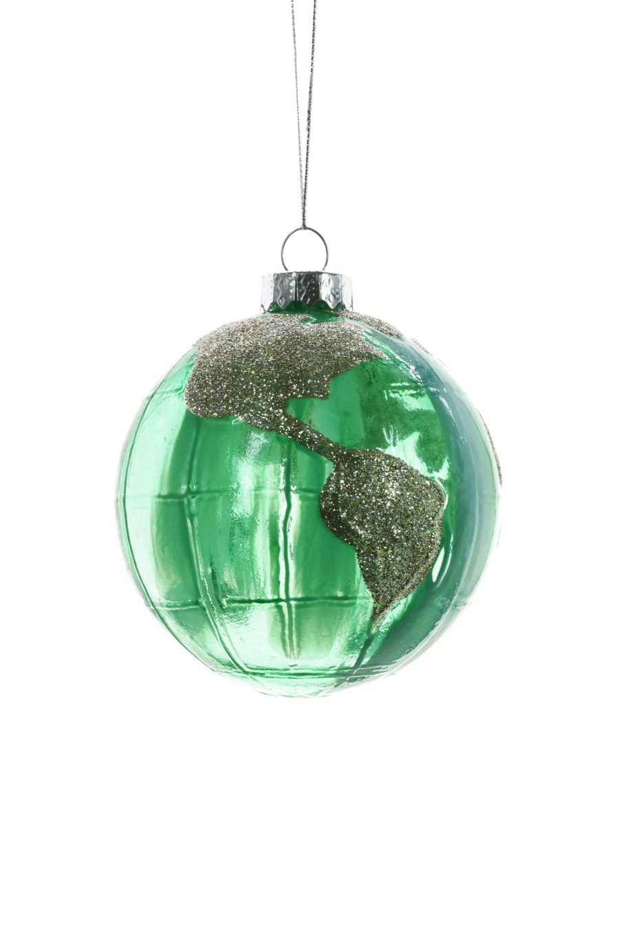 Green Hanging Globe Ornament