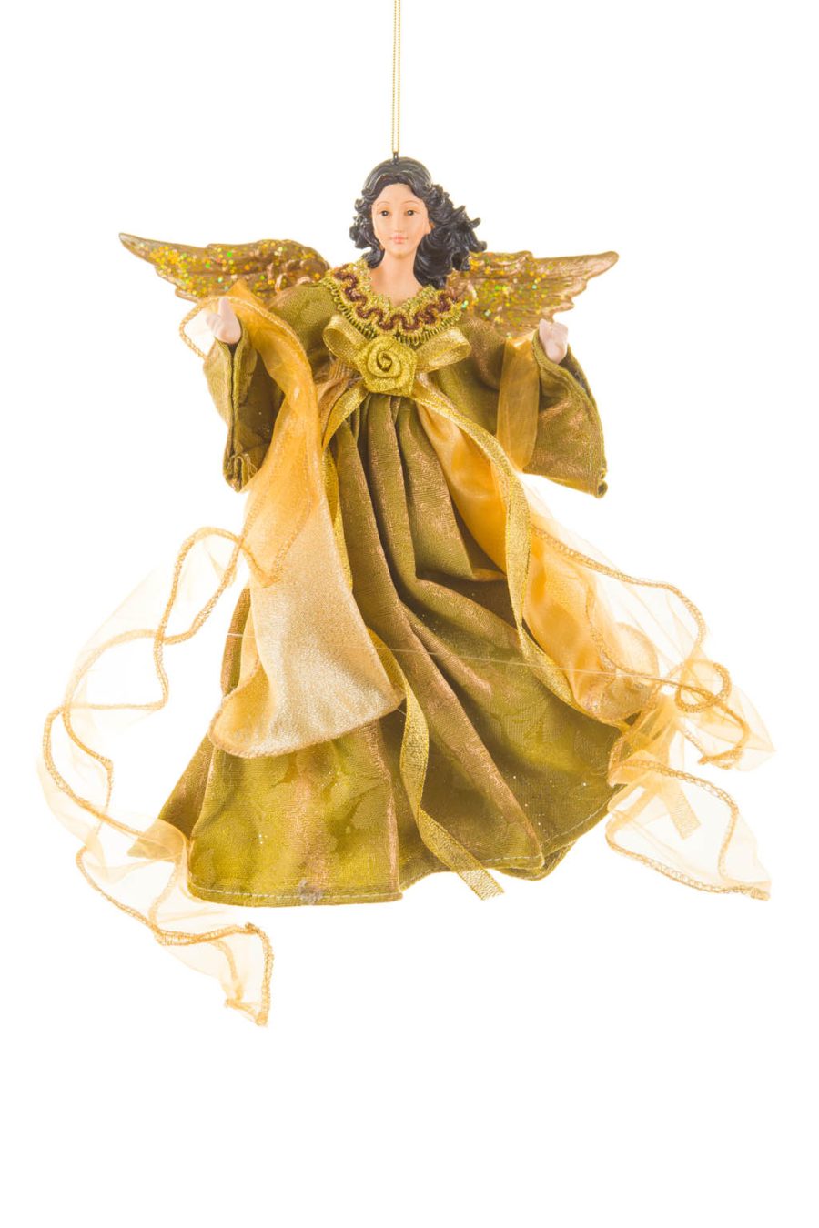 Dazzling Hanging Gold Graceful Angel