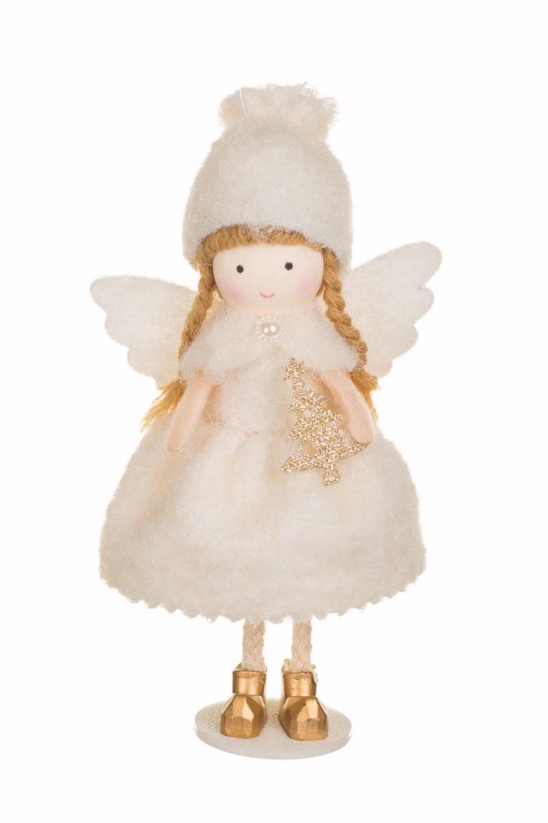 Hangable White Toasty Cherub Girl Doll