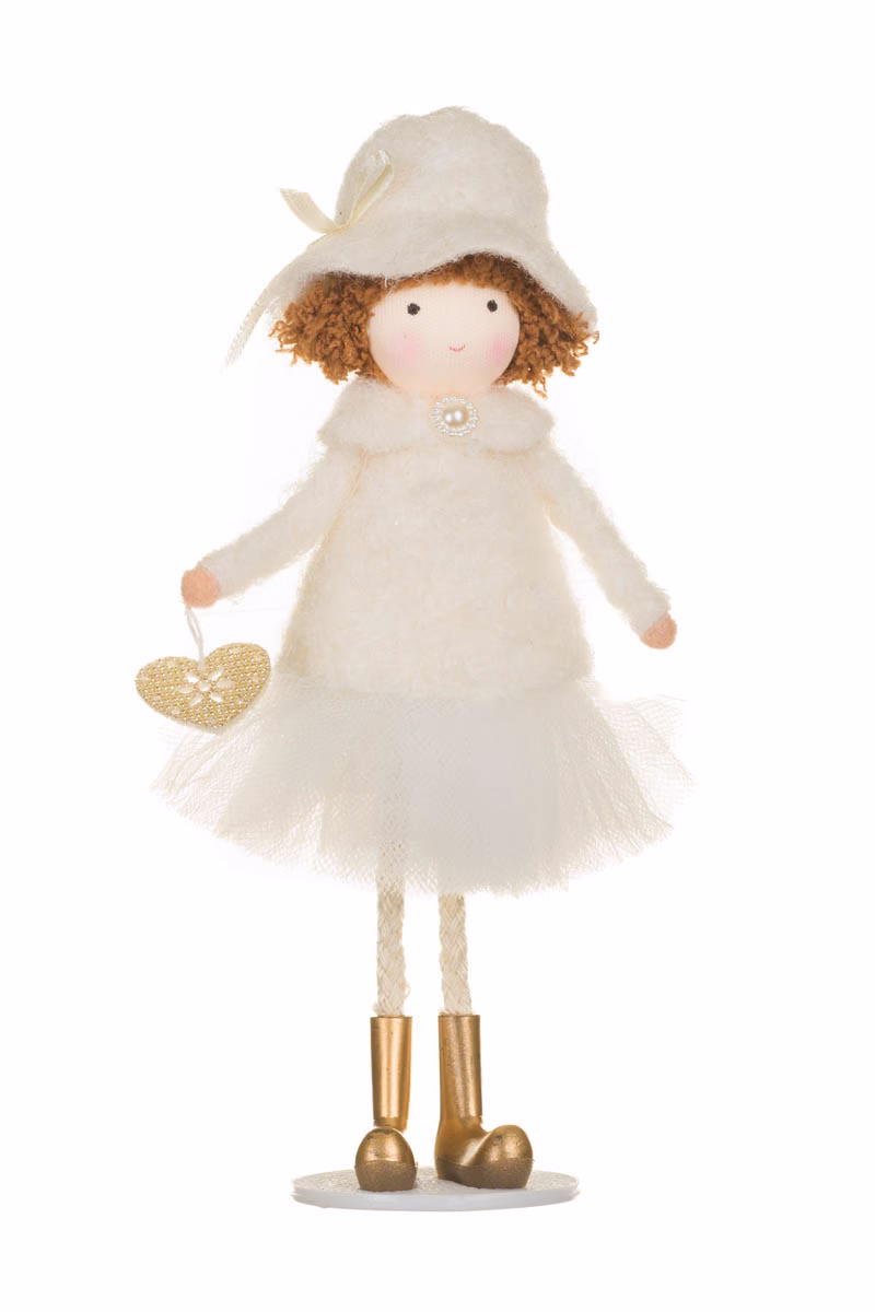 Hangable White Chic Girl Doll
