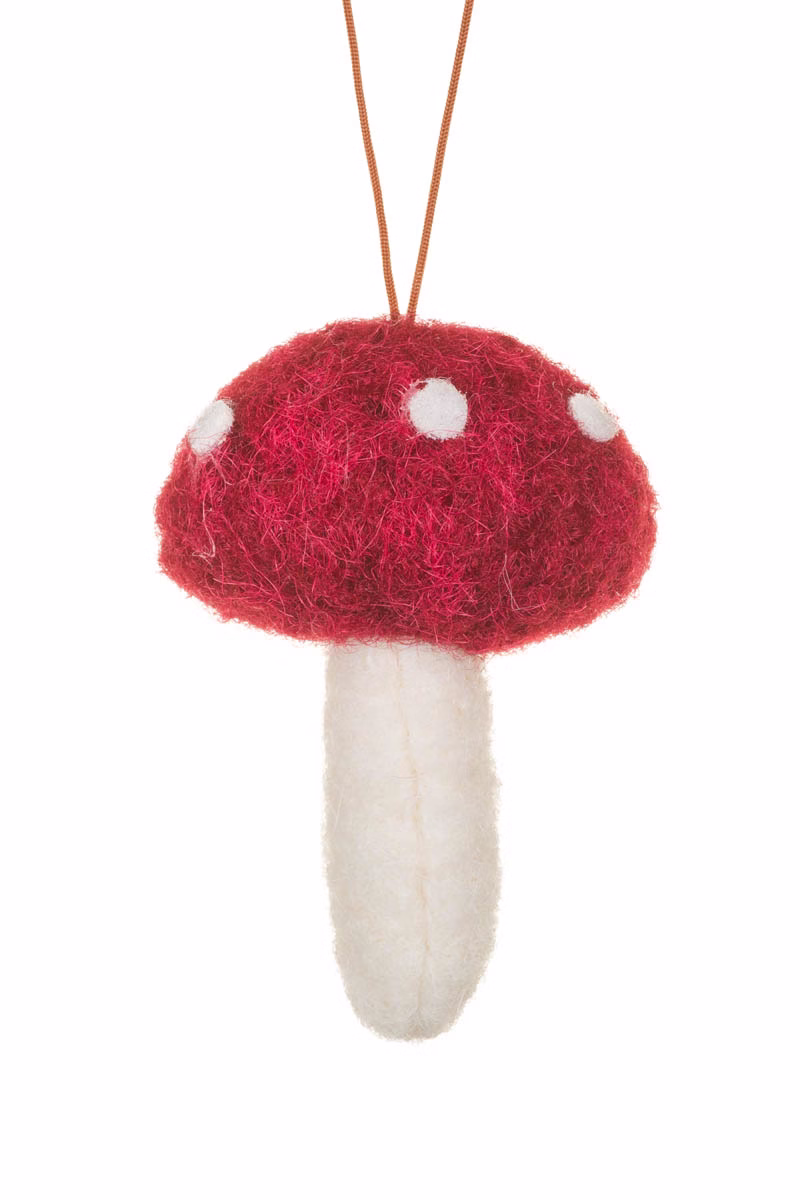 Red Mushroom Ornament