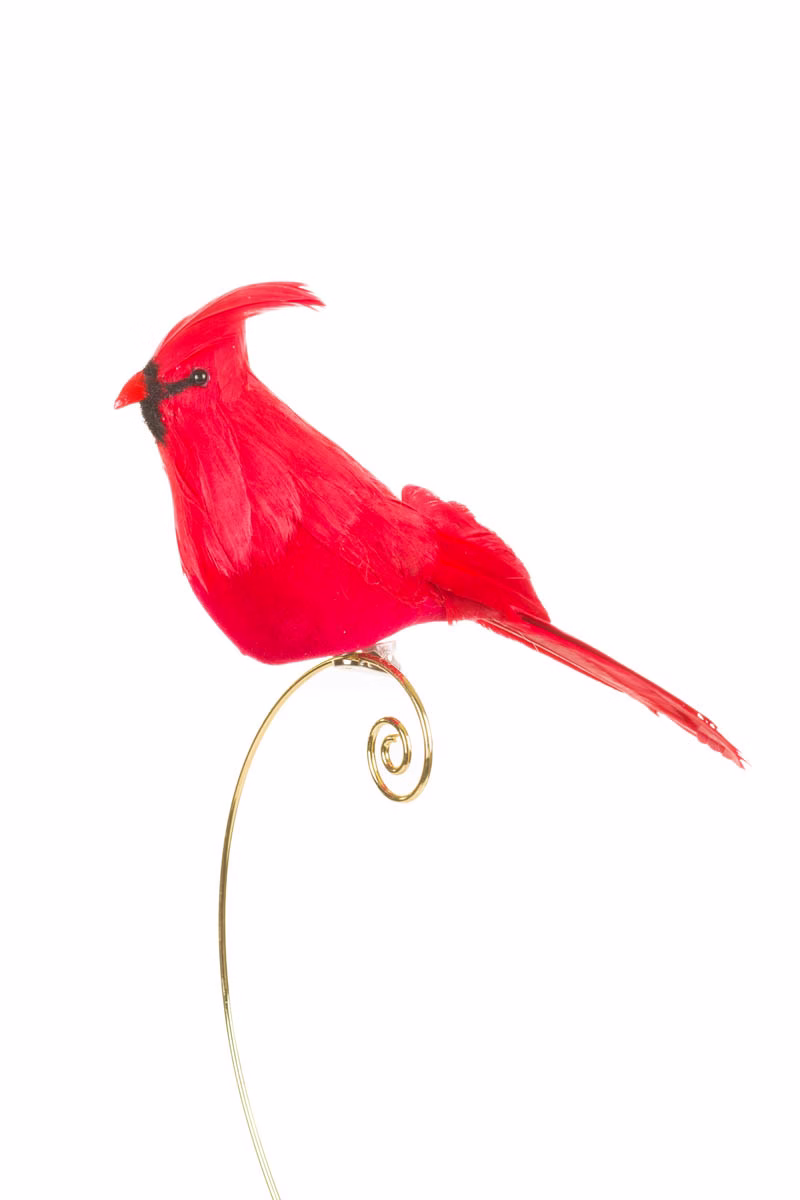 Clip-On Red Cardinal Ornament