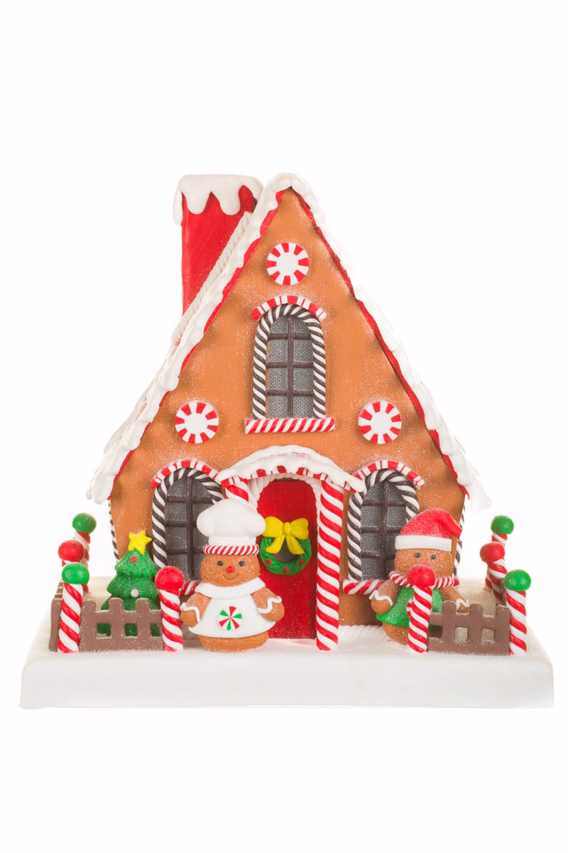 Brown LED Gingerbread Chef's House
