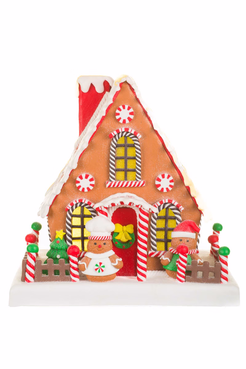 Brown LED Gingerbread Chef's House - Image 7