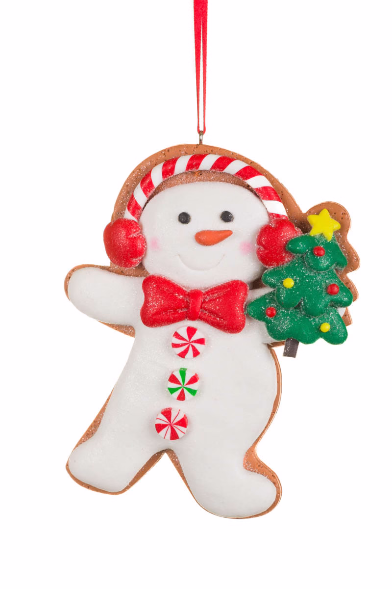 White Snowman Ornament
