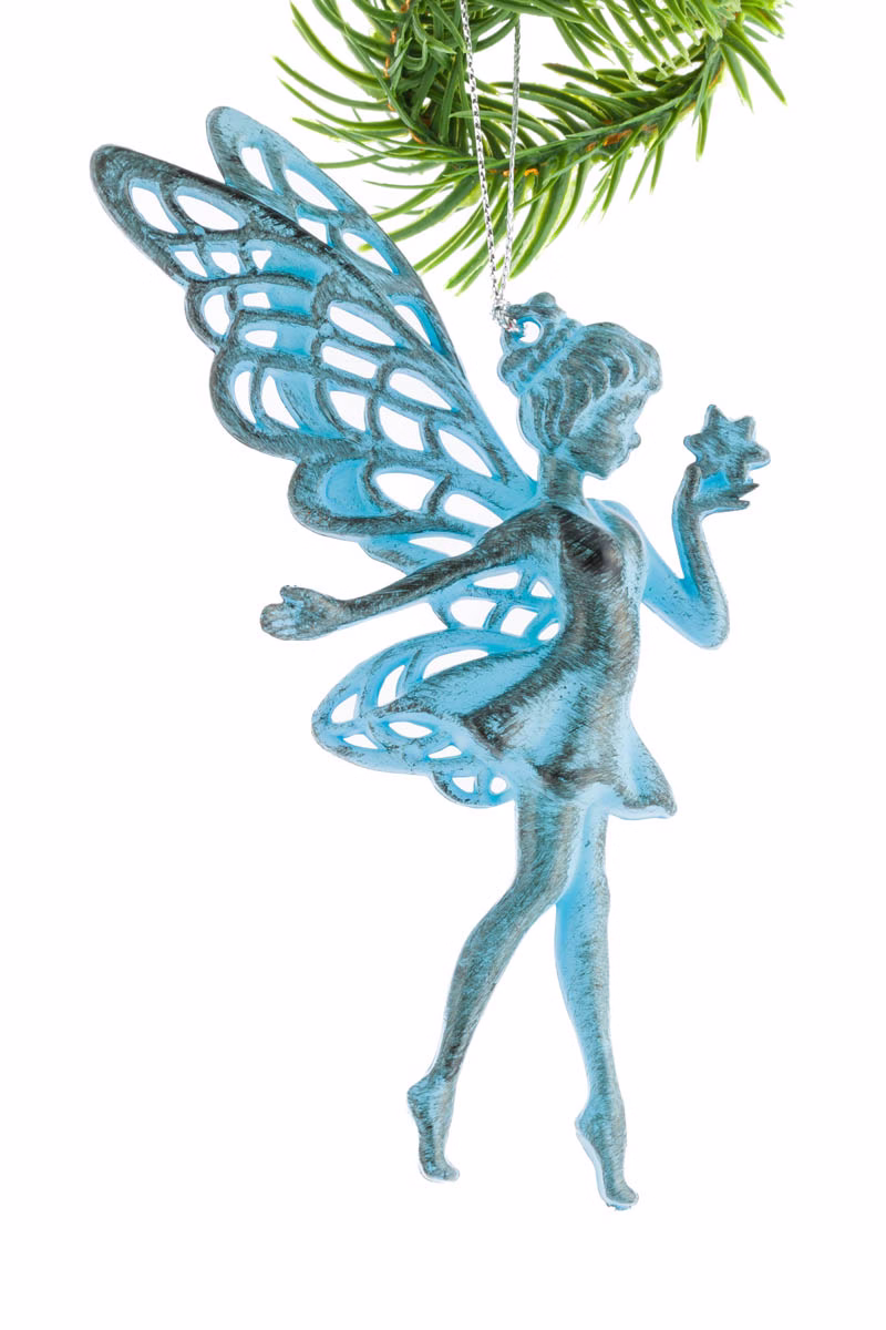 Baby Blue Star Fairy Ornament - Image 3