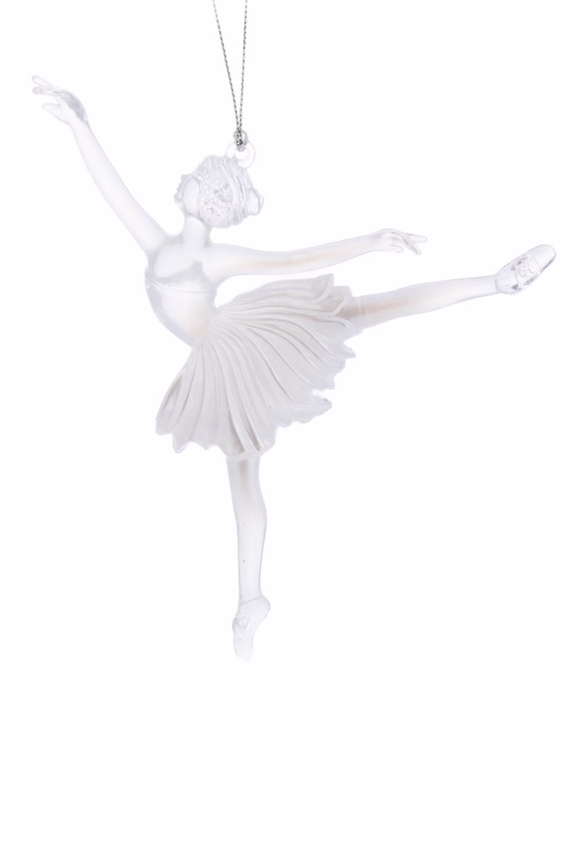 Clear Ballerina Ornament
