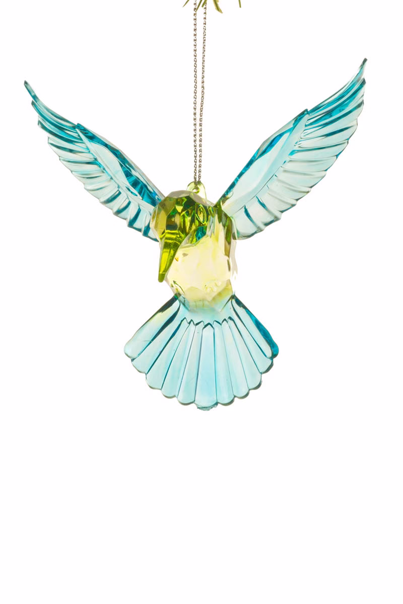 Green Hummingbird Ornament