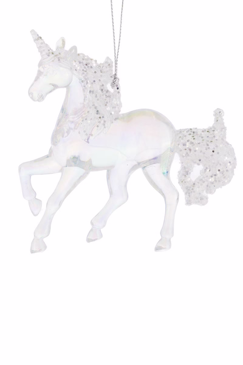 Rainbow Unicorn Ornament