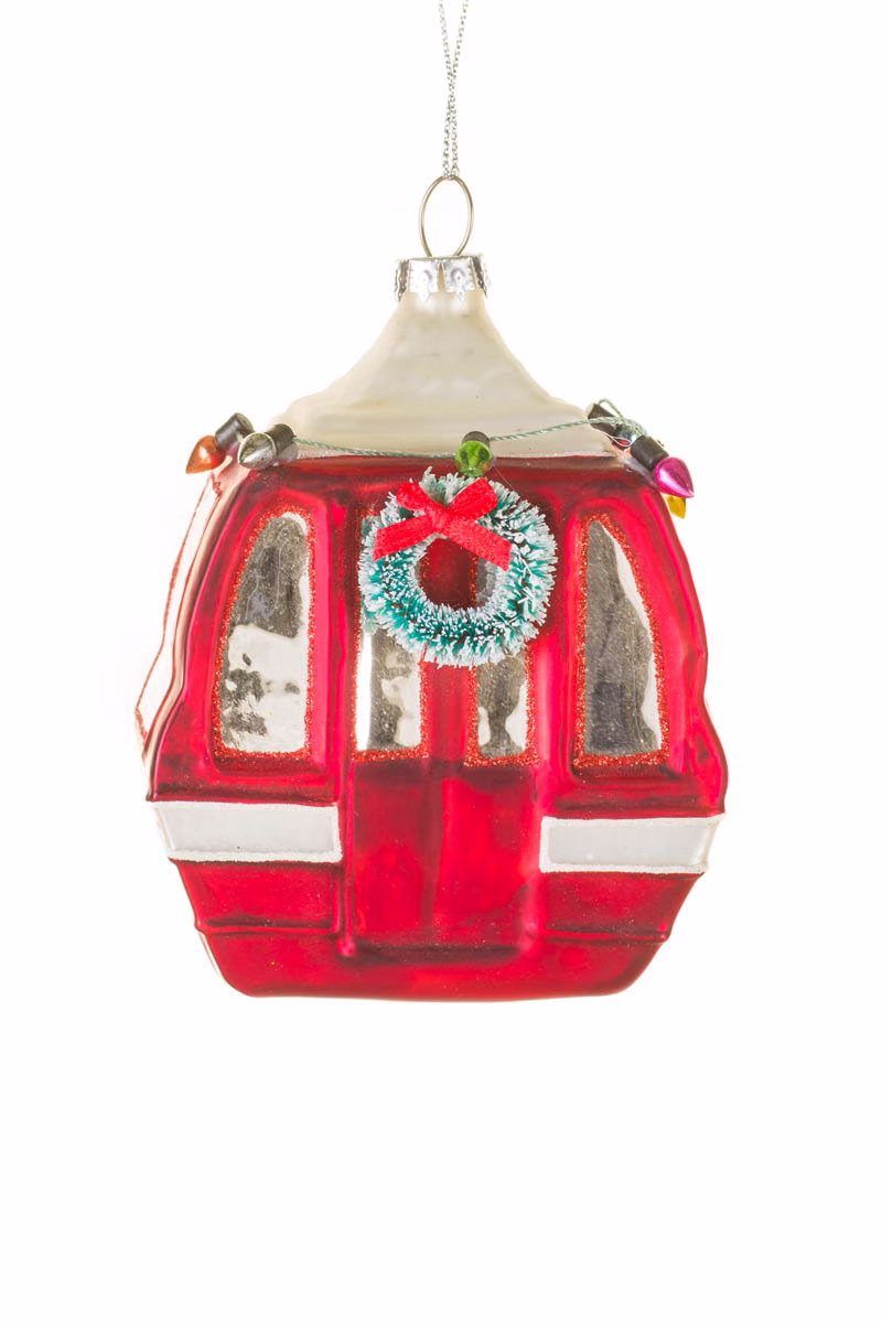 Red Gondola Ornament