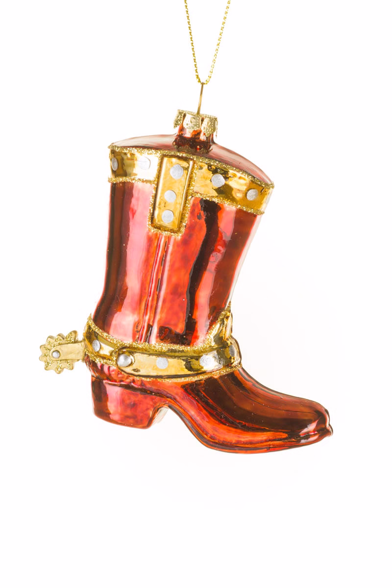 Umber Cowboy Boot Ornament