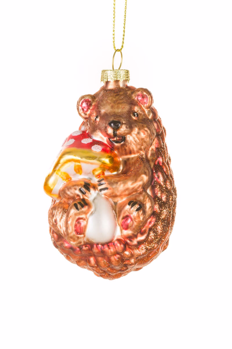 Umber Hedgehog Ornament